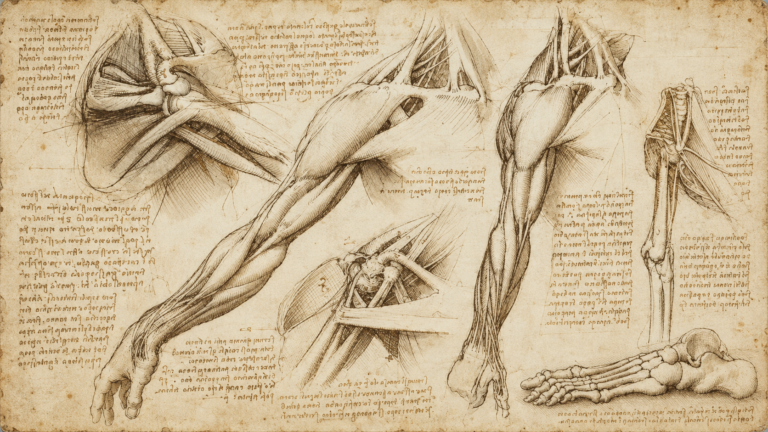 Strength training for longevity illustrated through Leonardo da Vinci’s anatomical studies of the upper extremity